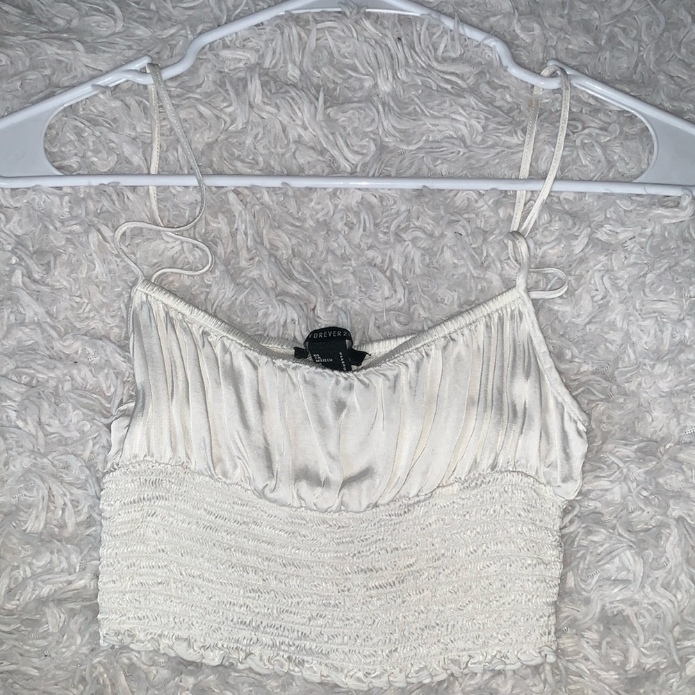 FOREVER21 Rouched Tank